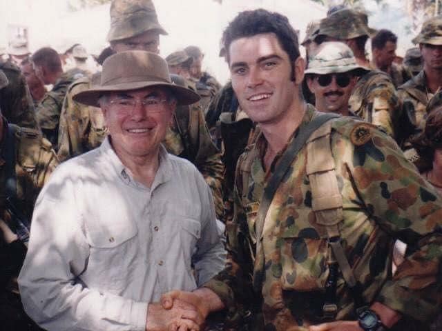 Andrew Wiseman and John Howard East Timor 1999 Andrew Wiseman and John Howard East Timor 1999